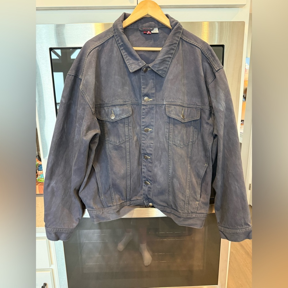 Vintage Streetwear Men’s Denim Trucker Jacket